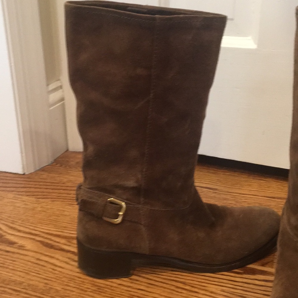 Prada suede boots; - Picture 2 of 7